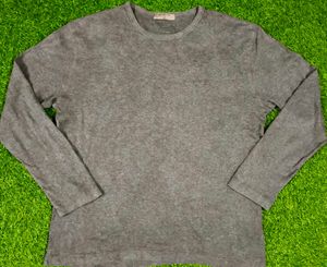 Grey Long Sleeve knit Top