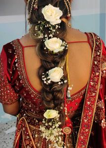 Stunning maroon Bridal Lehenga with double dupatta