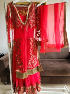 Heavy Gown With Jacket And Dupatta