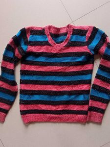 Striped Crew Neck Sweater