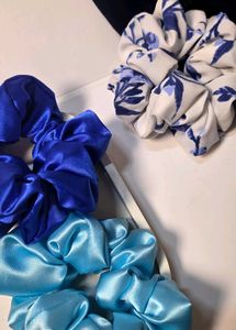 Satin Scrunchies Set