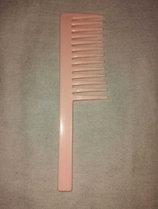 Pretty Pink Wide-Tooth Comb