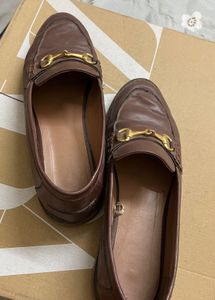 Classic Brown Leather Loafers