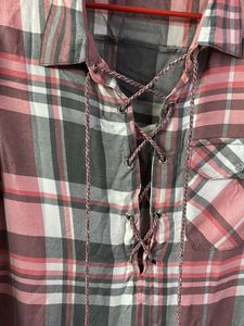 LATIN QUATERS CHECK SHIRT