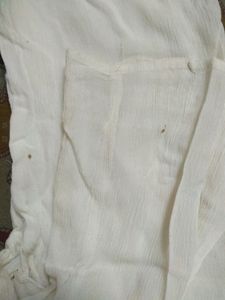 White All Over Embroidery Shorts