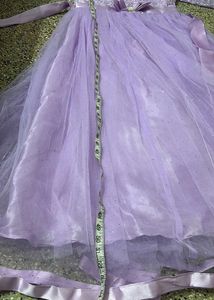 Elegant Lavender Party Dress