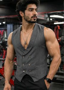 Men's Stylish Grey Waistcoat Vest