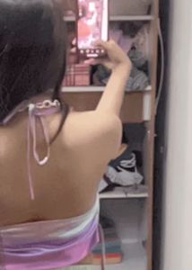 Iridescent Purple halter top