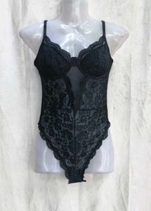 I. Black Lace Bodysuit