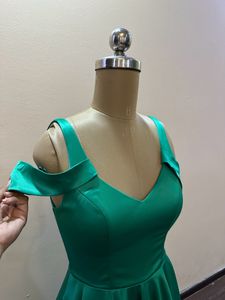 Green High Low Dress (Bust :32-34)