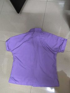 Lavender Button-Up Shirt