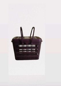 2 - Stylish Plastic Basket ( Colour May Vary)
