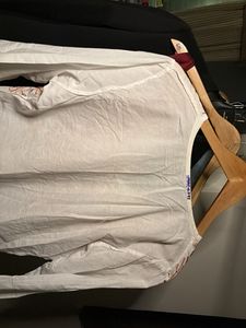 Embroidered White Kurta