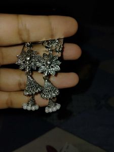 7 pairs of jhumkas and earrings