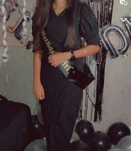 Sparkly Black Party Dress