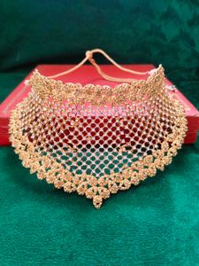 Stunning Gold-Plated Bridal Jewellery set