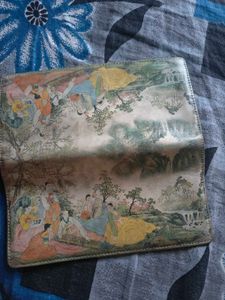 Vintage NEPALI HANDPAINTED Art Wallet