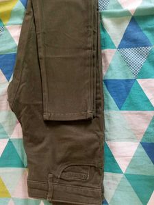Olive Green Smart Trousers