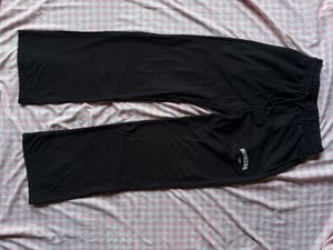 Comfortable Black Wide Leg Sweatpants