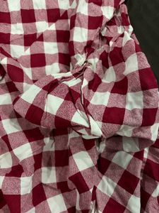 Red Gingham Summer Dress