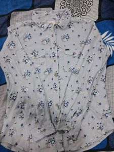 Floral Print Long Sleeve Shirt