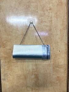 beautiful silver clutch
