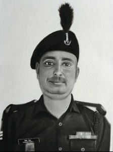 Military Portrait Drawing