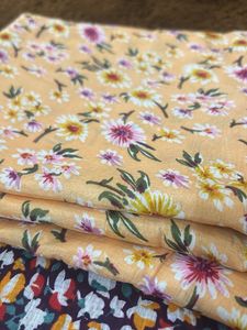 3 pieces in 1 price 300. Floral Print Fabric Set