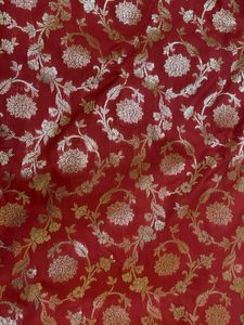 Elegant Red Banarasi Silk Saree