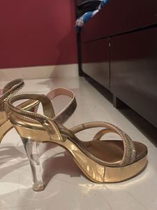 Rose Gold Heels 5 Inches