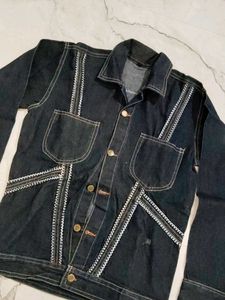Men's Dark Wash Denim Jacket