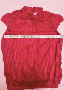 Vintage Pantaloons Red Blouse