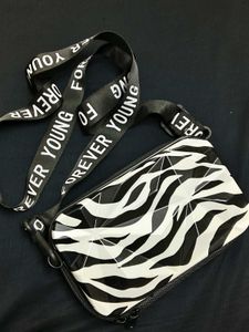Zebra Print Crossbody Bag