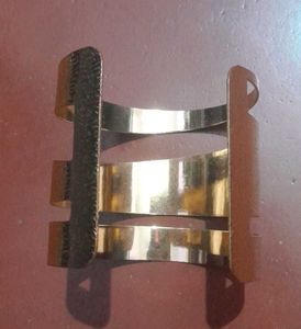 Y2k Gold Spiral Arm Cuff &amp; Bracelet