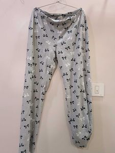 Cute Pajama Pants with Bows