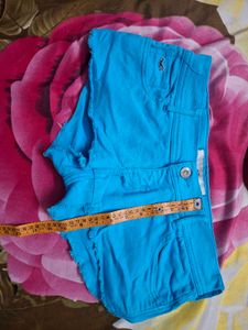 Hollister Blue Denim Shorts