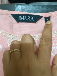 Branded Peach A-Line Kurti