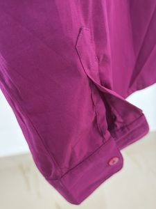 FabAlley Purple Button-Down Shirt
