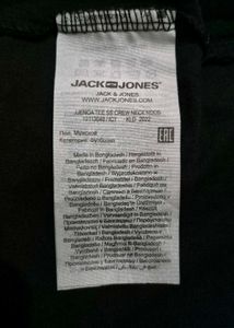 Jack &amp; Jones Men's Basic Black T-Shirt
