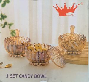 NEW Elegant Candy Bowl - Set of 1