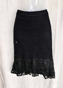 Y2K black skirt