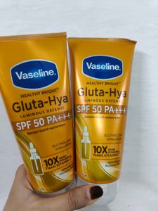 COMBO VASELINE GLUTA SUNSCREEN
