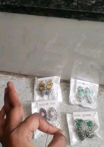 Fashion Earrings - Set of 4 Pairs