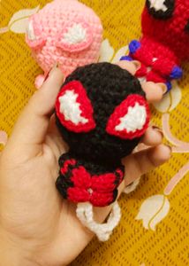 combo Crochet Spider-Man Charm 🕸️🧶