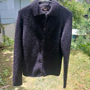 Cozy Button-Up Knit Cardigan(S-M)