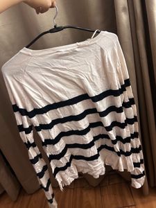 Zara Striped Long Sleeve Top