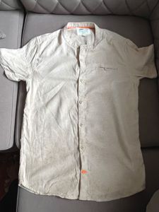 Men's Casual Linen Blend Shirt