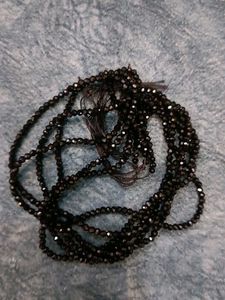 Black Beaded Necklace