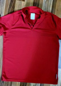 Louis philips Red Polo T-Shirt