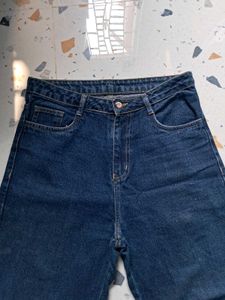 Y2K Dark blue wide leg jeans🗝